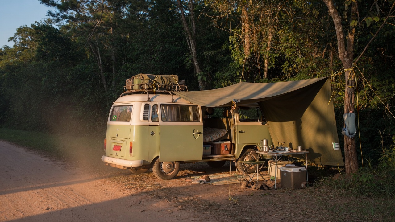 Rede no motorhome e na van: descanso fora do veículo