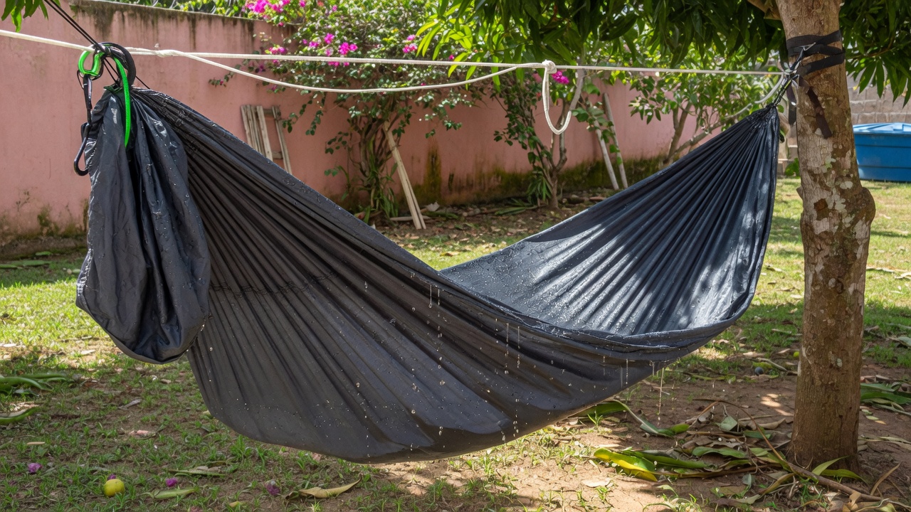 Como lavar rede de camping sem estragar o tecido